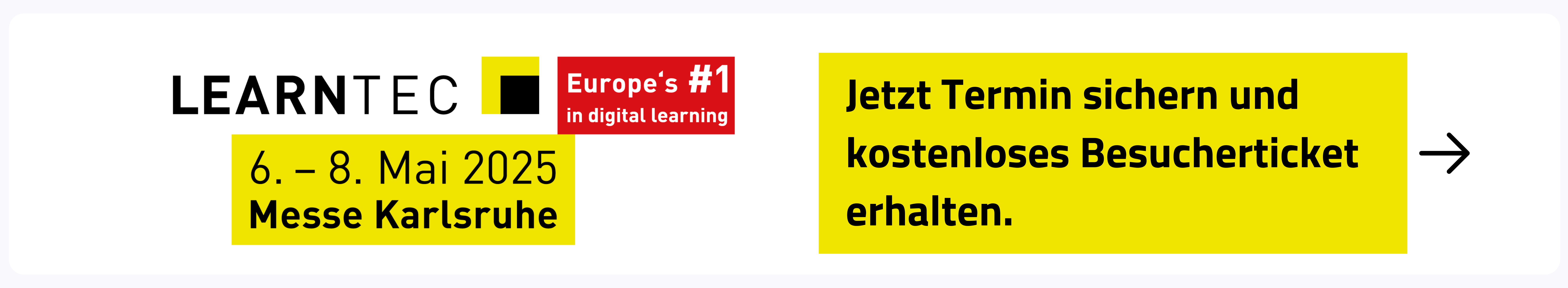 Learntec Besucherticket
